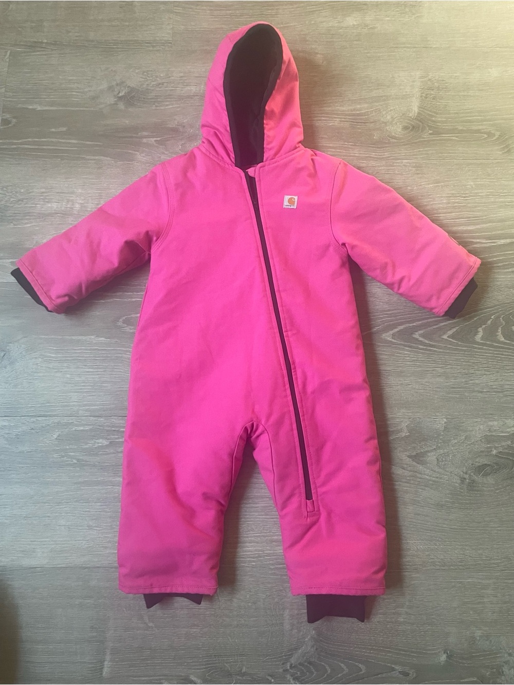 Carhartt Hot Pink Infant Hooded Snow Suit